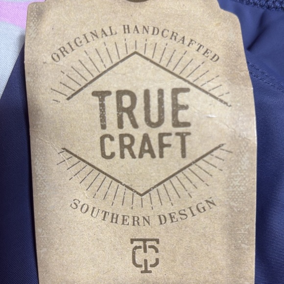 Blue swimsuit top with Embroidered Detail - Picture 2 of 4